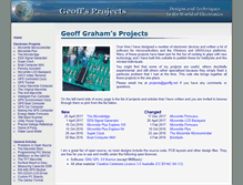 Tablet Screenshot of geoffg.net